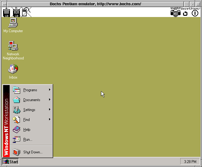 Bochs 运行 Windows NT 4.0