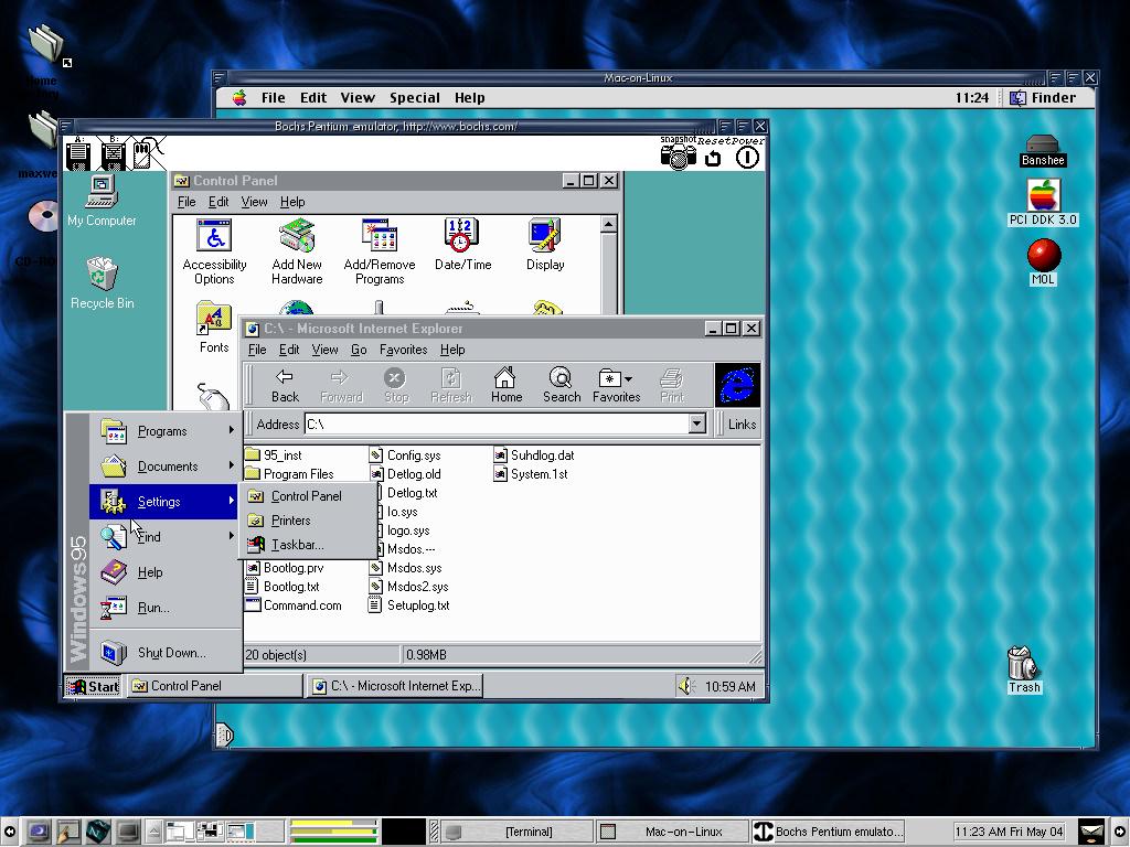 Bochs 运行 Windows 95